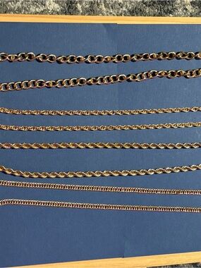 Women's Gold-Tone Chain Necklace Set - Polished Link Styles